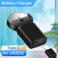 Type-C Lithium-ion Button Battery Charger for LIR2032 1632 2025 2016 Batteries Multiple Protection Mini Smart USB Cell Charger