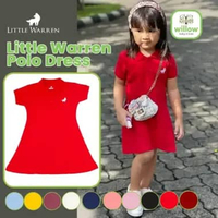 Dress Anak Perempuan - Little Warren Polo Dress 7Y Biru Muda