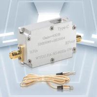 SBB5089+SE5004 High Flatness Amplifier RF Amplifier Gain 40DB RF Power Amplifier Module 5G-6GHz 2W RF Microwave Amplifier Module