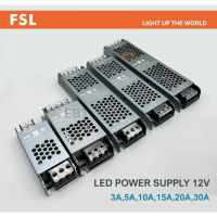 FSL LED POWER SUPPLY DC 12V Multi Protection มีขนาด 3A 5A 10A 15A 20A 30A สปอตสินค้า