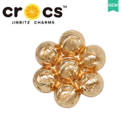 Jibbitz cross charms หัวเข็มขัดโลหะ รูปดอกไม้ สีรุ้ง สร้างสรรค์ เครื่องประดับ สําหรับตกแต่งรองเท้า 2023