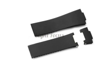 25x12mm (Buckle Size 20mm) Waterproof Silicone Rubber Replacement Wristwatch Band Strap for Ulysse N