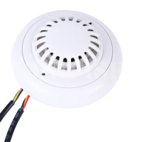 Smoke sensor RS485 smoke transmitter smoke sensor concentration security detector ceiling temperature and humidity