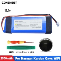 11.1V 2500mAh 3S-633496 PR-633496 Replacement Battery For Harman Kardon Onyx BT WIFI Bluetooth Speaker Free Tools
