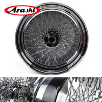 Arashi For HARLEY DAVIDSION 18x10.5 inch Chrome Rear Wheel Rim Modification Motorcycle Wheel Rims