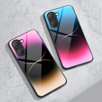 AC83 Casing Hp untuk Vivo Y18 Case Handphone Softcase Glass Kaca Glossy Smartphone
