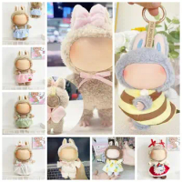 Labubu Time To Chill Filled Doll Skirt Mini Cos Gift Handmade Labubu Skirt for Macaron Mini Clothes Only Selling Clothes