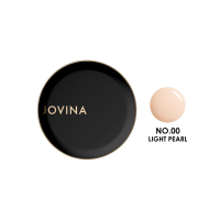 * Jovina Glamorous Skin Longwear Cushion คุชชั่นดำ โจวีน่า สูตรผิว Semi-Glow SPF50+ PA+++ วันหยุดเทศ