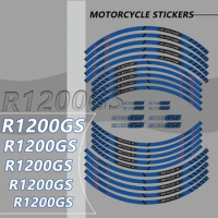 Motorcycle Wheel Stickers Tire Reflective Rim Tape Strips Protection Decals For BMW R1200GS R1250GS R1200 GS LC R 1250GS HP ADV
