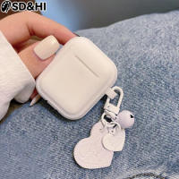 Ins Love Pendant Case For Airpods 1/2 Protective Bluetooth Wireless Earphone Cover For Air Pods 3/Pro 2 Charging Box Bags