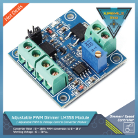 LM358 Adjustable PWM Signal to Voltage Control Module | 0~100% --> 0~10V / Voltage Control to PWM Si
