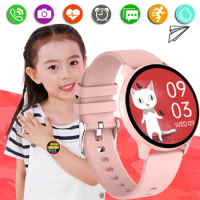 Kids Smart Watch Children Sport Smartwatch For Girls Boys Fitness Tracker Watches Waterproof Silicone Students Child Smart-Watch