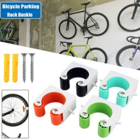 Bicycle Parking Rack Portable Road Wall Mount Hook Bracket MTB Bike Buckle Stand Holder Indoor Vertical Tire Support Accessories