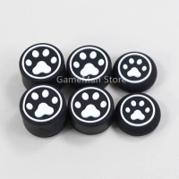 1set For PS5 PS4 XBOX Series PS3 Switch Pro XBOXONE XBOX360 Anti-slip Cap with Cat Paw Pattern Joystick Rocker Protective Caps