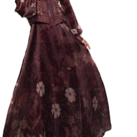 Gamis Original Branded dengan Desain Bunga Elegan dan Kualitas Terbaik untuk Tampilan Mewah