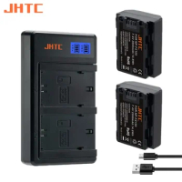 JHTC 2000mAh Battery NP-FZ100 NP FZ100 For Sony A9 A9R 9R Alpha9 A7R III A7 III Fully ILCE-7RM3 BC-QZ1 FZ100 Batteries Charger