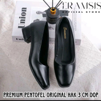 eramsis sepatu dinas kulit sintetis Heels