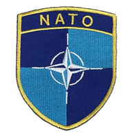 北大西洋公約組織 NATO刺繡 北約布章 貼布 布標 燙貼 徽章 肩章 識別章 背包貼