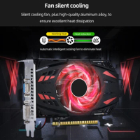 GT730 Low Profile Graphics Card HD+VGA+DVI DDR3 4GB Desktop Video Card PCI-E2.016X Computer Graphics Cards with Cooling Fan