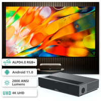 T1 laser 4k projector 2800 ANSI 3000:1 video android projector with home theater projector