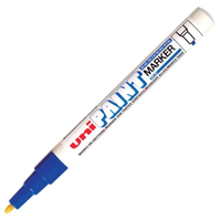 UNI ปากกาเพ้นท์ (Paint Marker) 0.8-1.2 มม. PX-21 หมึกสีน้ำเงิน