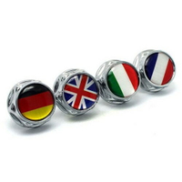 德國 意大利 英國 國旗 牌照螺絲 大牌螺絲AUDI BMW BENZ 沂軒精品