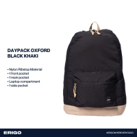 New Erigo Daypack Oxford Black Khaki Unisex