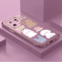 Anak anjing kelinci beruang ceri phone case for Xiaomi 13PRO,cherry pattern,cute,TPU material,cherry