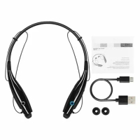 The new HBS730 Bluetooth Headset Stereo 5.0 Wireless Bluetooth Headset With Vibration Hanging Neck Headset With Microphone
