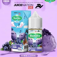 Liquid BUAQITA 30ml Saltnic Blue Raspberry Ice Cream