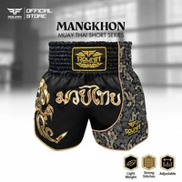 Celana Muay Thai Rounin Fightware / Muay Thai Short Mang Khon Muay Thai Short Series XXL SILVER