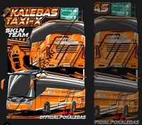 Stiker Bus Mania Bus Artis Basuri Kalebas Taxi Laser Sticker