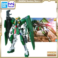 BANDAI Original MG 1/100 GN-002 GUNDAM DYNAMES Mobile Suit Gundam 00 Gunpla Model Kit Assembly/Assembling Action Figure