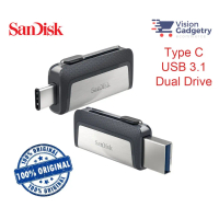 SanDisk Ultra Dual Drive USB 3.1 Type C OTG Flash (256GB/128GB/64GB/32GB)