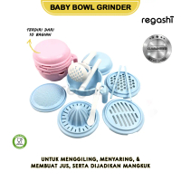Regashi Mangkuk Pembuat Makanan Bayi | Alat Pembuat MPASI | Baby Bowl Grinder Peralatan Maker