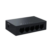 Bộ chuyển mạch Ethernet Gigabit 5 cổng 1000M bằng kim loại, Plug & Play, mạng nhanh không cần quản l