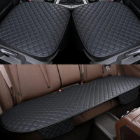Universal Car Seat Cover Set Leather Car Seat Covers Protection Auto Seats Cushion Pad Mats Chair Protector Auto Accessories