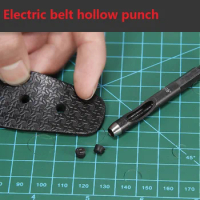 Electric Machine Hollow Punch for Drills for Fabric, Paper, Cardboard, Gasket Material, Felt, Rubber, Plastics and Leather Belt