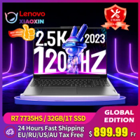 Lenovo Xiaoxin Pro16 Laptop Ryzen R7 7735HS Ultrabook 16G/32G RAM 1T/2T SSD 16-inch 2.5K 120Hz IPS Full Screen Notebook
