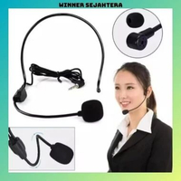 microphone headset Clip On Mic Bando untuk Youtuber MC gamer original