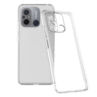 Transparent Protective Case For Xiaomi Redmi 12 12C Clear Silicone Shell For Redmi Note 12 Pro Plus 12T 12R Soft TPU Back Cover
