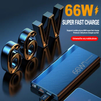 10000/20000mAh Power Bank 66W Super Fast Charging for Huawei P40 Powerbank Portable Charger External Battery for iPhone Xiaomi