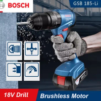 Bosch Professional GSB185 LI Cordless Impact Drill Brushless Motor 18V Electric Screwdriver Driller Power Tool