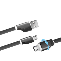 【加利王WUW】Micro USB to USB-A 1M 戰斧雙面可插傳輸充電(X36)