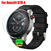 Tempered Glass Film For Amazfit GTR 4 Screen Protector Anti-scratch Shockproof HD Glass Protective Film For Huami Amazfit GTR 4