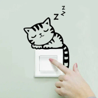 Stiker Dinding Model Kucing Cat Wall Sticker Sticker Tempel Tembok