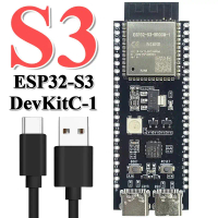 Bảng phát triển, ESP32-S3-DevKitC-1, Mô-đun Wifi BT 2.4G, cho Arduino, RAM 8MB, FLASH 16MB, N16R8 44
