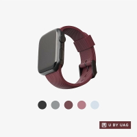 強強滾p-[UAG] Apple Watch 42/44mm 舒適矽膠錶帶
