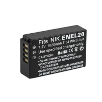 100% good quality EN-EL20 EN-EL20a Battery for Nikon Coolpix P1000, 1 j1, 1 J2, 1 J3, 1 S1, 1 V3, Coolpix A, Coolpix A 1