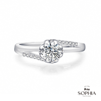 SOPHIA 蘇菲亞珠寶 -  幸福捧花 50分 GIA F/SI2 18K金  鑽石戒指
